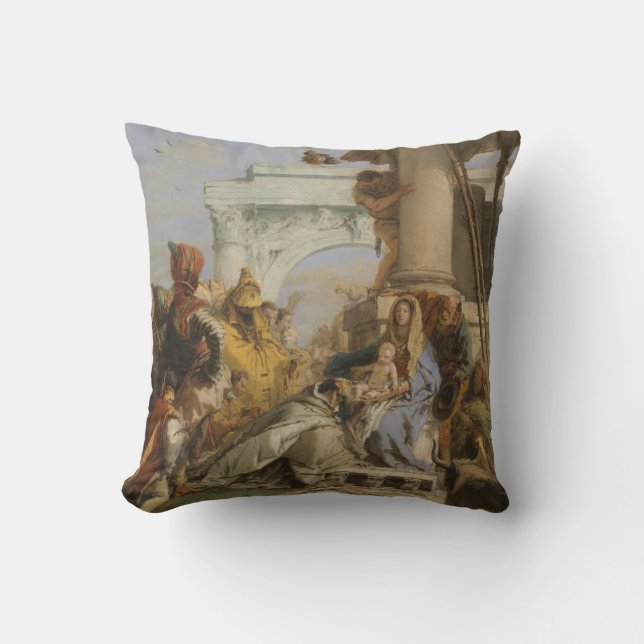 Cojín Decorativo Unos de los reyes magos (Anverso)