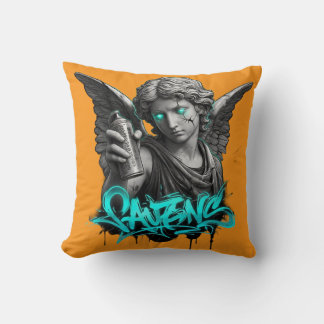 Cojín Decorativo Urban Angel Graffiti Cushion – Broken Statue Stree