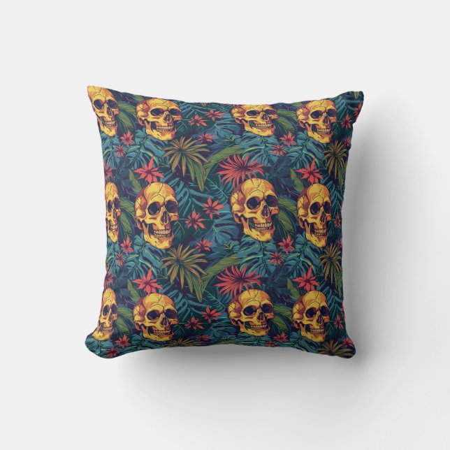 Cojín Decorativo Urban Art Skull Pillow Design A49 (Anverso)