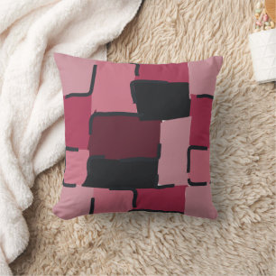 Cojín Decorativo Urban Geo Blush Muted Patrón Hero
