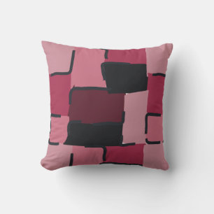Cojín Decorativo Urban Geo Blush Muted Patrón Hero