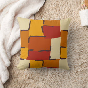Cojín Decorativo Urban Geo Terra Warm Patrón Hero