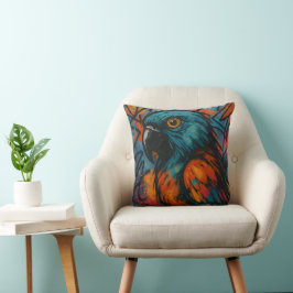 Cojín Decorativo Urban Wingbeat – Arte de pájaros urbanos dinámicos