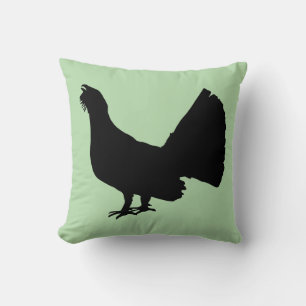 Cojín Decorativo Urogallo negro