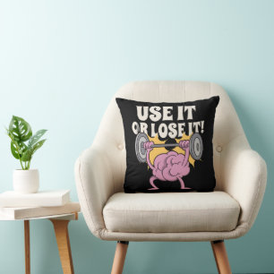 Cojín Decorativo Usa y entrena tu cerebro