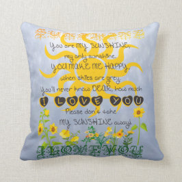 Cojín Decorativo Usted es mi sol