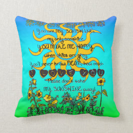 Cojín Decorativo Usted es mi sol