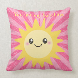 Cojín Decorativo Usted es mi sol lindo de la sol