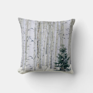 Cojín Decorativo UTAH. EE. UU. Aspen (Populus tremuloides) & Dougla