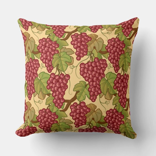 Cojín Decorativo Uvas (Anverso)