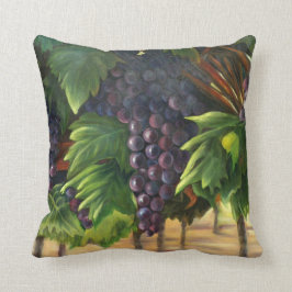 Cojín Decorativo Uvas Pillow con arte original