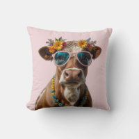 Vaca Alegre Con Gafas De Sol