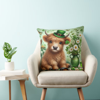 COJÍN DECORATIVO VACA ALTA IRLANDESA MARROŃ ADORABLE