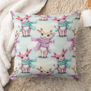 Cojín Decorativo Vaca Highland Adorable
