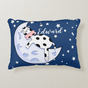 Cojín Decorativo Vaca sobre la luna