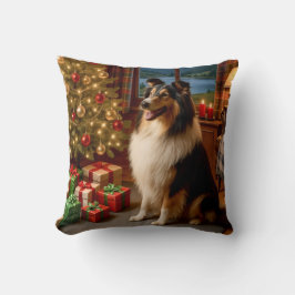 Cojín Decorativo Vacaciones de Collie