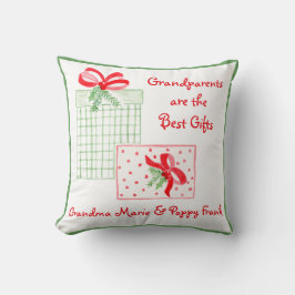 Cojín Decorativo Vacaciones de color de agua PERSONALIZAR abuelo