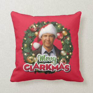 Cojín Decorativo Vacaciones de navidades   Merry Clarkmas