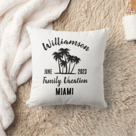 Cojín Decorativo Vacaciones familiares personalizadas
