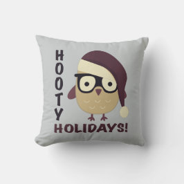 Cojín Decorativo ¡Vacaciones Hipster Hooty!