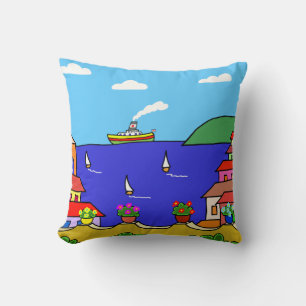 Cojín Decorativo Vacaciones mediterráneas