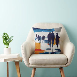 Cojín Decorativo Vagabundos después de la tormenta – Figuras abstra