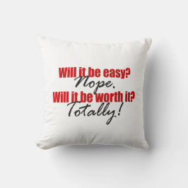 Cojín Decorativo ¡Vale La Pena!