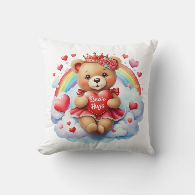 Cojín Decorativo Valentine Bear Throw Pillow (Anverso)