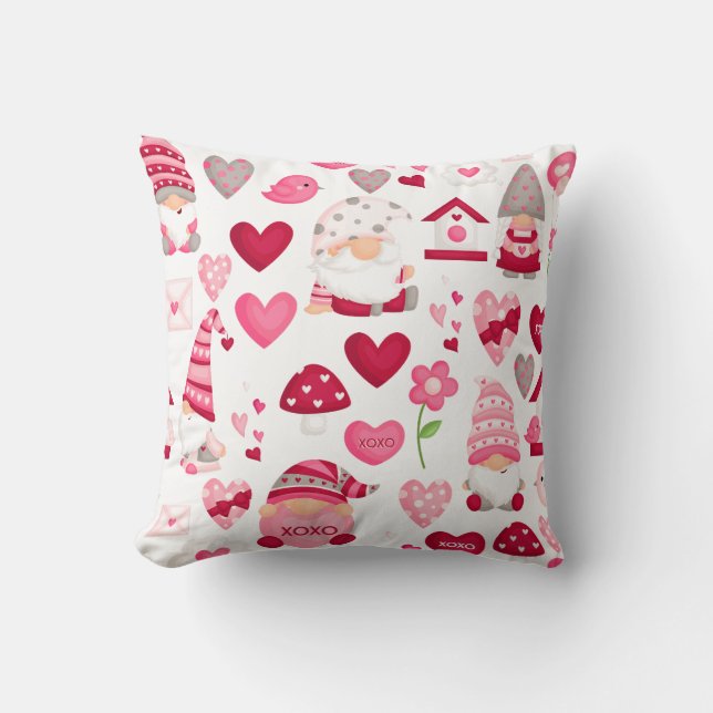 Cojín Decorativo Valentine Gnome (Anverso)