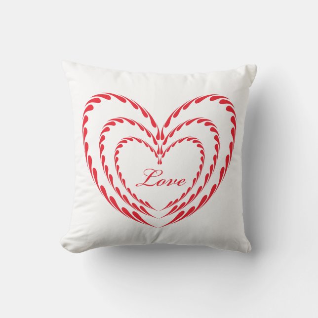Cojín decorativo Valentine Heart (Anverso)
