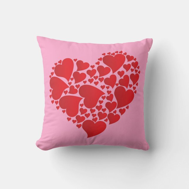 Cojín decorativo Valentine Heart (Anverso)