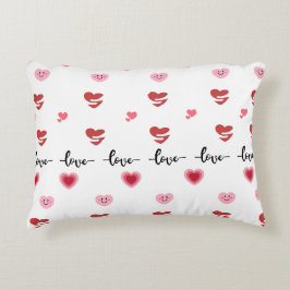 Cojín Decorativo Valentine Pillow Heart Love Text