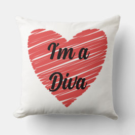 Cojín Decorativo Valentine Red Happy heart romance graphic