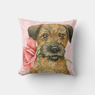 Cojín Decorativo Valentine Rosa Border Terrier