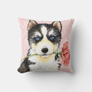 Cojín Decorativo Valentine Rosa Husky