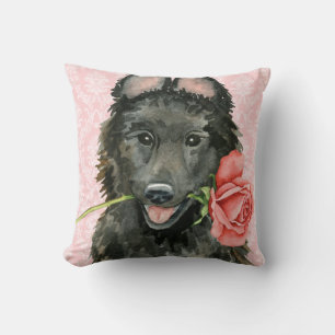 Cojín Decorativo Valentine Rosa Sheepdog belga