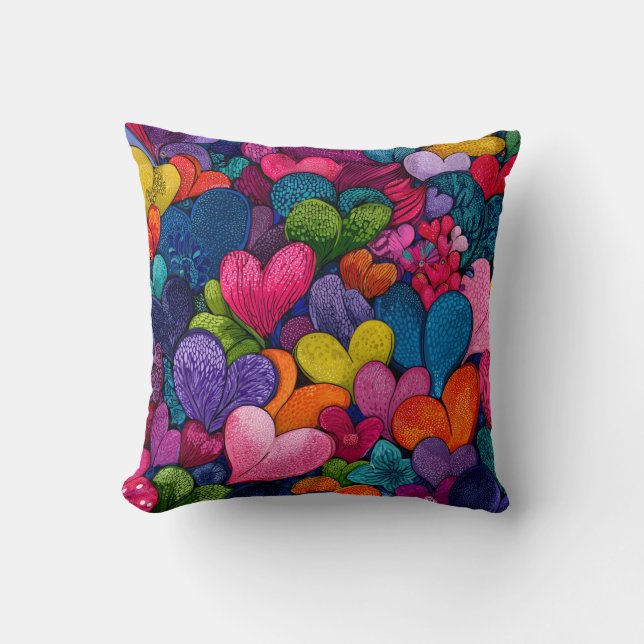 Cojín Decorativo Valentine’s Day Throw Pillow Collection | Romantic (Anverso)