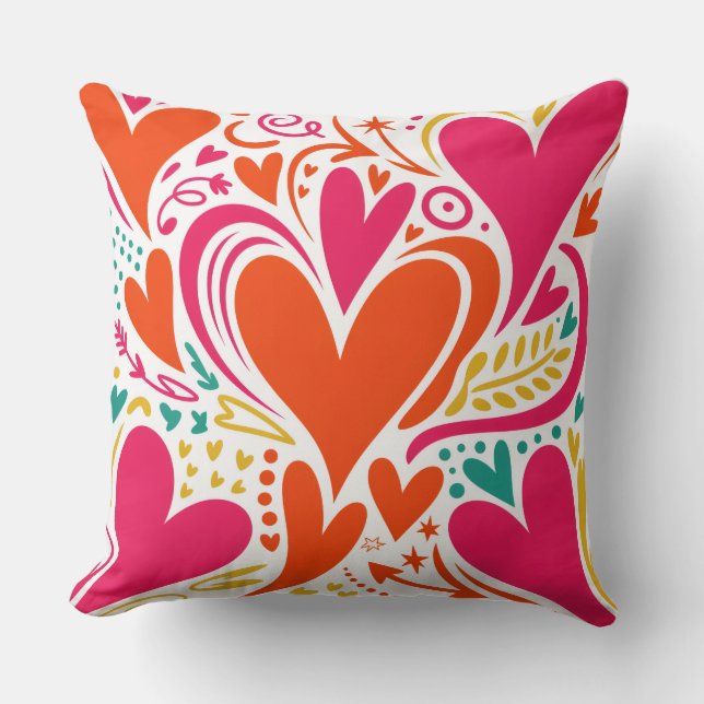 Cojín Decorativo Valentine’s Day Throw Pillow Collection | Romantic (Anverso)
