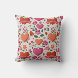 Cojín Decorativo Valentine’s Day Throw Pillow Collection | Romantic