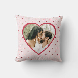 Cojín Decorativo Valentine's Day Hearts Red Photo