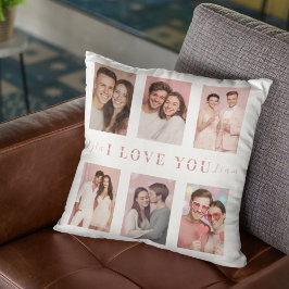 Cojín Decorativo Valentine's Day Pillow | Custom Collage Photos
