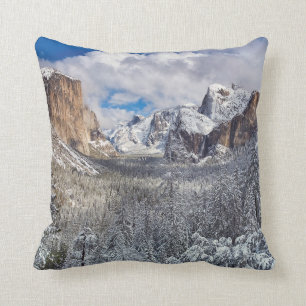 Cojín Decorativo Valle de Yosemite en nieve