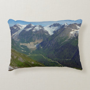 Cojín Decorativo Valle tallado por glaciar en Alaska