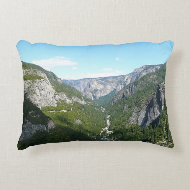 Cojín Decorativo Valle Yosemite en el Parque Nacional Yosemite (Anverso)