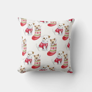 Cojín Decorativo Valores de perros y gatos de navidades