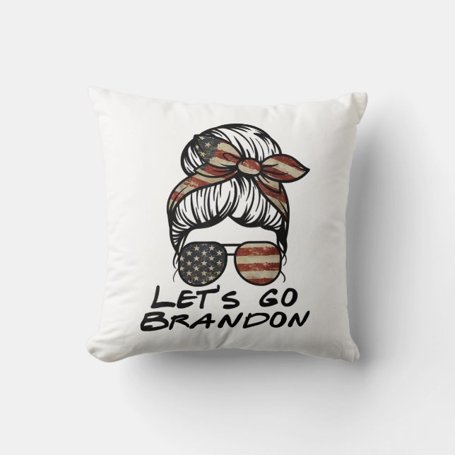Cojín Decorativo Vamos Brandon, Vamos Brandon  (Anverso)