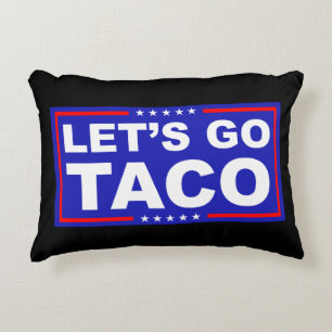 Cojín Decorativo Vamos Taco Humor Político