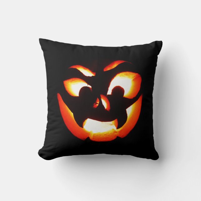 Cojín Decorativo Vampire Jack-O-Lantern (Anverso)