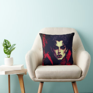 COJÍN DECORATIVO VAMPIRO DE HALLOWEEN