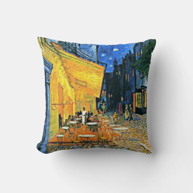 Cojín Decorativo Van Gogh - Cafe Terrace (Anverso)